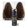 Cera para el cabello con brillo Natural, Gel para peinar el cabello negro con rizos de fijación media, para mujeres