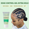 Control de borde de la trenza 4c del pelo del gel del control fuerte de la hora de la etiqueta privada 4c para las mujeres negras