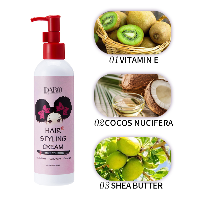 Crema para peinar el cabello con control del encrespamiento DARO